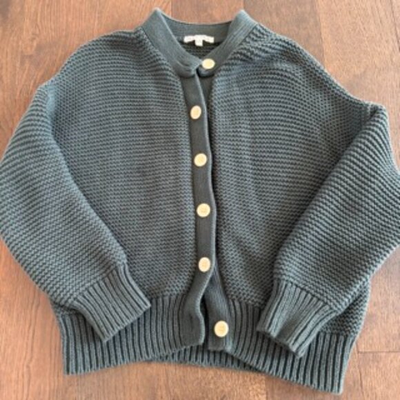 Alex Mill Nico Cardigan Dark Green - Picture 3 of 5